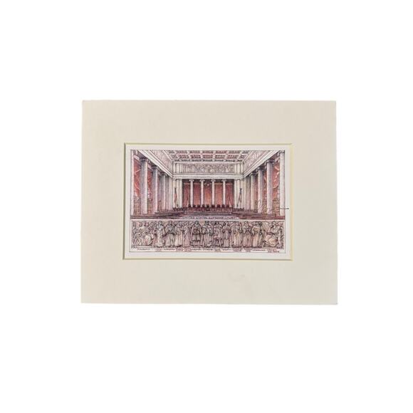 United States Supreme Court 2000 by Frank Morgan Pencil Signed Print - Picture 1 of 3